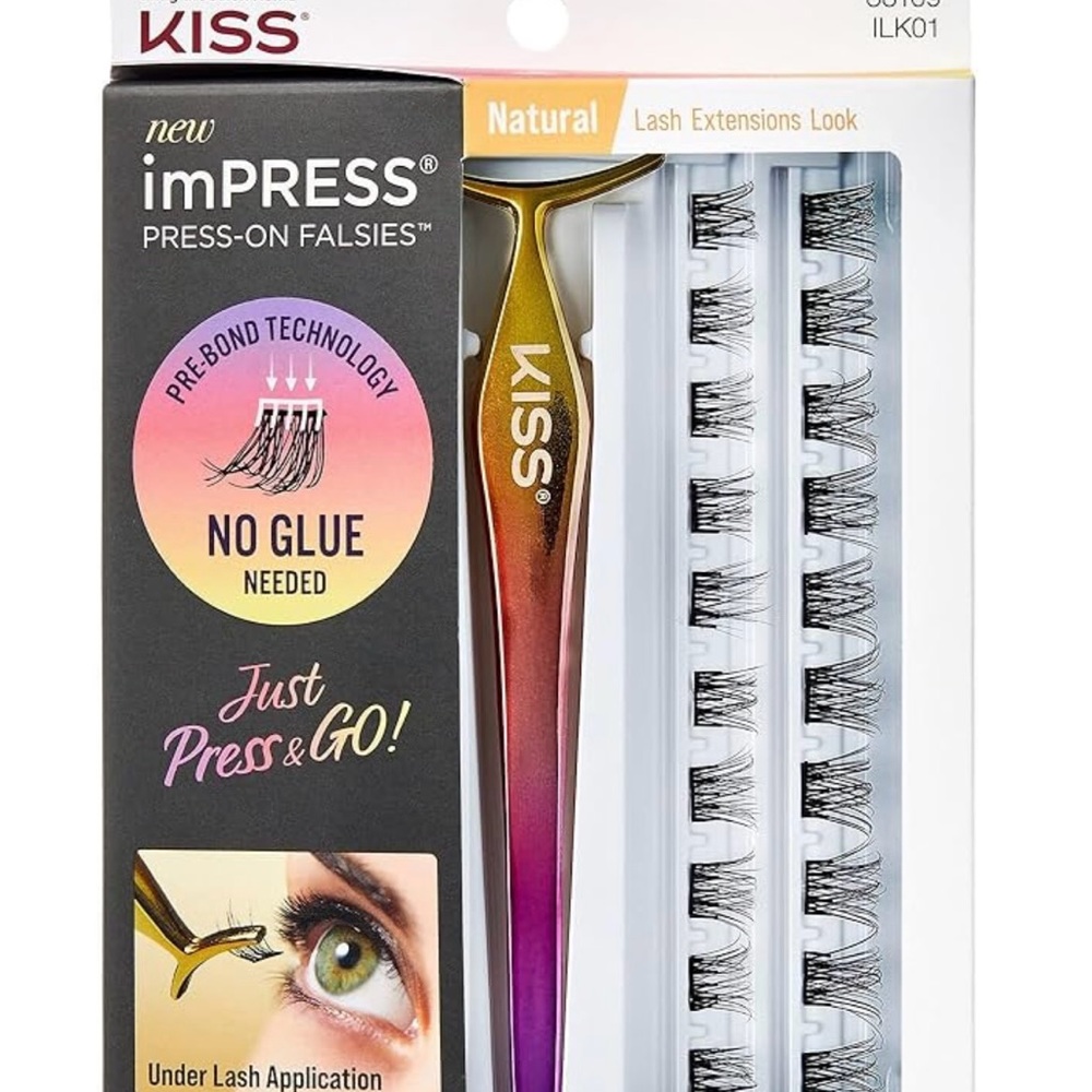 KISS imPRESS Falsies False Eyelashes, Lash Clusters